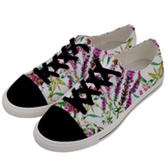 Flowers Men s Low Top Canvas Sneakers by goljakoff