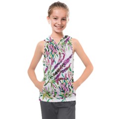 Flowers Kids  Sleeveless Hoodie by goljakoff