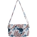 Blue and rose flowers Removable Strap Clutch Bag View2