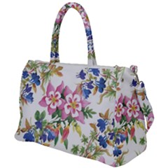 Garden Flowers Duffel Travel Bag by goljakoff