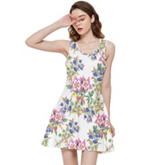 Garden flowers pattern Inside Out Racerback Dress