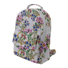 Garden Flowers Pattern Flap Pocket Backpack (large) by goljakoff