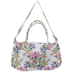 Garden Flowers Pattern Removal Strap Handbag