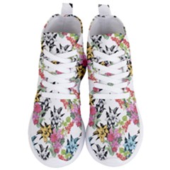 Summer Flowers Women s Lightweight High Top Sneakers by goljakoff