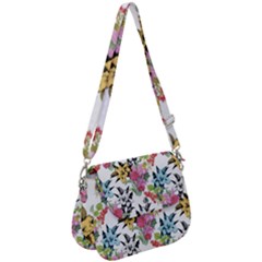 Summer Flowers Saddle Handbag by goljakoff