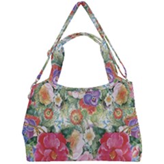 Beautiful Flowers Double Compartment Shoulder Bag by goljakoff