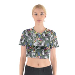 Garden Cotton Crop Top by goljakoff