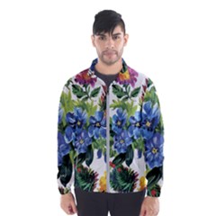 Flowers Men s Windbreaker by goljakoff