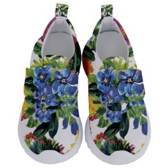 Flowers Kids  Velcro No Lace Shoes by goljakoff