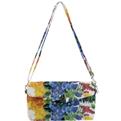 Flowers Removable Strap Clutch Bag by goljakoff