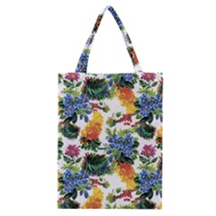 Flowers Pattern Classic Tote Bag by goljakoff