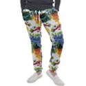 Flowers pattern Men s Jogger Sweatpants View1