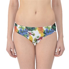 Flowers Pattern Hipster Bikini Bottoms by goljakoff