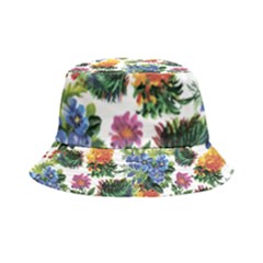 Flowers Pattern Inside Out Bucket Hat by goljakoff