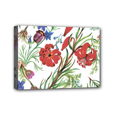 Summer Flowers Mini Canvas 7  X 5  (stretched)