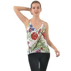 Summer Flowers Chiffon Cami by goljakoff