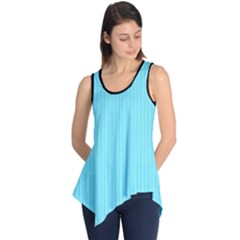 Arctic Blue & Black -  Sleeveless Tunic