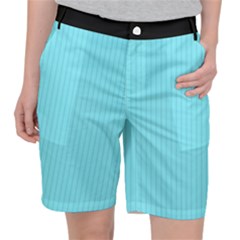 Arctic Blue & Black -  Pocket Shorts