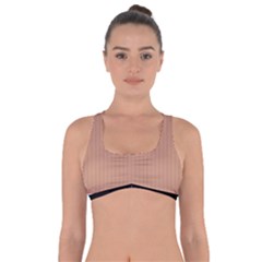 Antique Brass Brown & Black -  Got No Strings Sports Bra by FashionLane