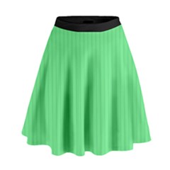 Algae Green & Black -  High Waist Skirt