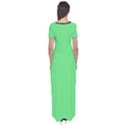 Algae Green & Black -  Short Sleeve Maxi Dress View2