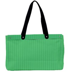 Algae Green & Black -  Canvas Work Bag by FashionLane