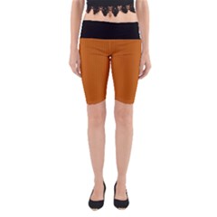 Alloy Orange & Black - Yoga Cropped Leggings by FashionLane