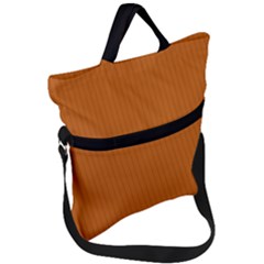 Alloy Orange & Black - Fold Over Handle Tote Bag by FashionLane