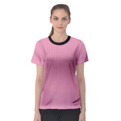 Amaranth Pink & Black - Women s Sport Mesh Tee