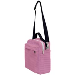 Amaranth Pink & Black - Crossbody Day Bag