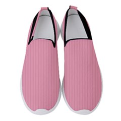 Amaranth Pink & Black - Women s Slip On Sneakers