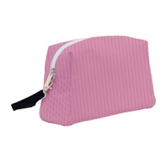 Amaranth Pink & Black - Wristlet Pouch Bag (medium)