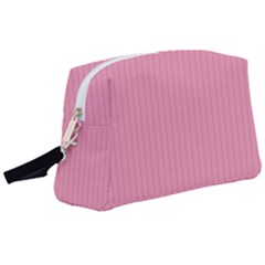 Amaranth Pink & Black - Wristlet Pouch Bag (large)
