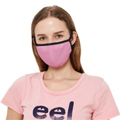 Amaranth Pink & Black - Crease Cloth Face Mask (adult)