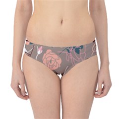 Rose -01 Hipster Bikini Bottoms by LakenParkDesigns