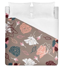 Rose -01 Duvet Cover (queen Size) by LakenParkDesigns