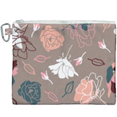 Rose -01 Canvas Cosmetic Bag (xxxl) by LakenParkDesigns