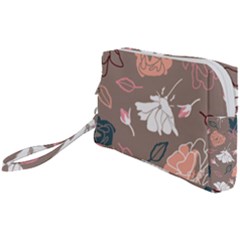 Rose -01 Wristlet Pouch Bag (small) by LakenParkDesigns