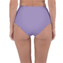 Bougain Villea Purple & Black - Reversible High-Waist Bikini Bottoms View4