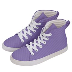 Bougain Villea Purple & Black - Women s Hi-top Skate Sneakers by FashionLane