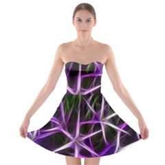 Neurons Brain Cells Imitation Strapless Bra Top Dress by HermanTelo