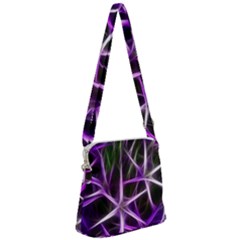 Neurons Brain Cells Imitation Zipper Messenger Bag