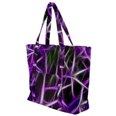 Neurons Brain Cells Imitation Zip Up Canvas Bag by HermanTelo