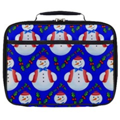 Seamless Snow Cool Full Print Lunch Bag