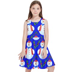 Seamless Snow Cool Kids  Skater Dress