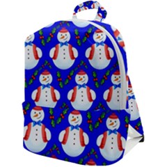 Seamless Snow Cool Zip Up Backpack by HermanTelo