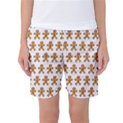 Gingerbread Men Women s Basketball Shorts by Mariart