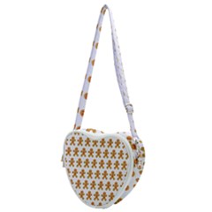 Gingerbread Men Heart Shoulder Bag by Mariart