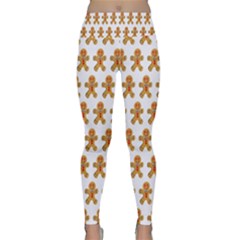 Gingerbread Men Lightweight Velour Classic Yoga Leggings