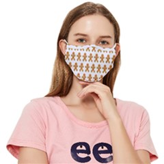 Gingerbread Men Fitted Cloth Face Mask (adult)
